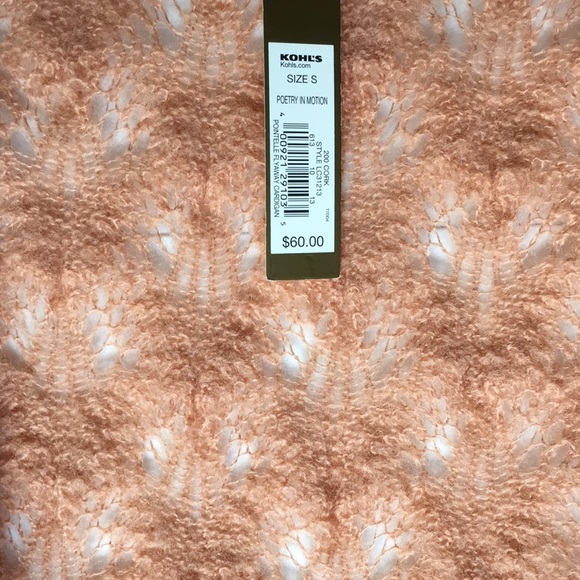 🎉 Host Pick 🎉 Lauren Conrad Pointelle Flyaway Cardigan - Size S - NWT - Picture 6 of 6